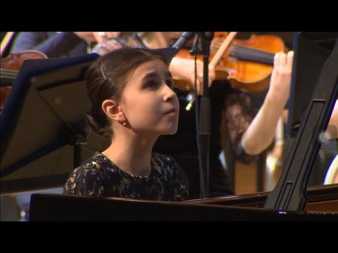 Alexandra Dovgan, (9 y.o.) II-nd Vladimir Krainev Moscow International Piano Competition Final