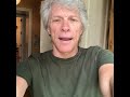 Jon Bon Jovi Thanks Fans For 