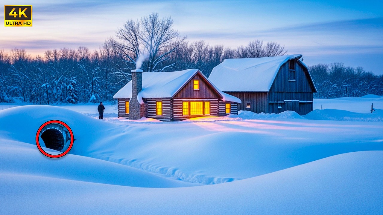 He Dug a Tunnel Between His Cabin and Barn — His Animals Survived Every Storm