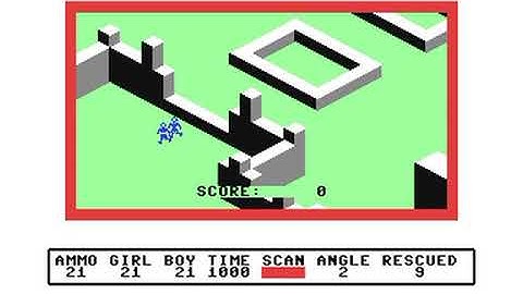 Commodore 64: Ant Attack game ending by Quicksilva