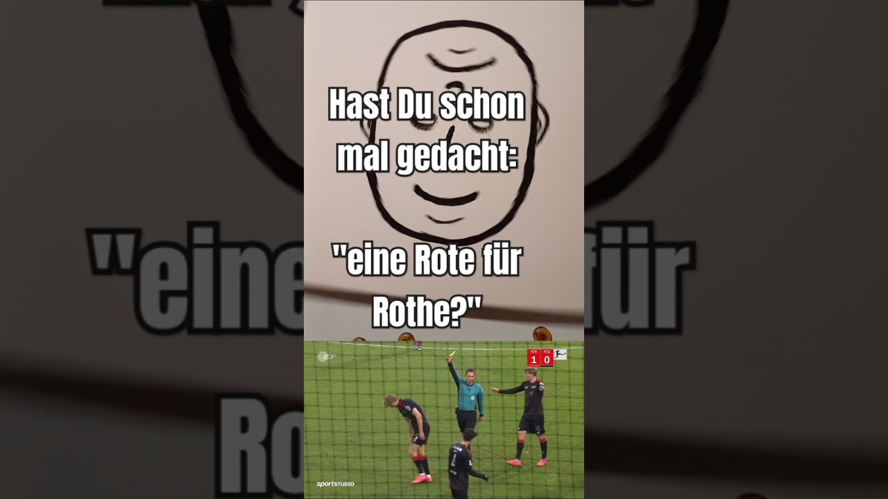 erste rote Karte für Tom Rothe...Tackling...Foul...Grätsche..Blutgrätsche..Heidenheim - Union Berlin