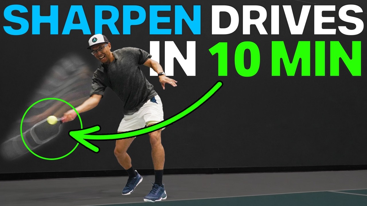 Improve Your Pickleball Drives in 10 minutes (Tips From A Pro Coach)