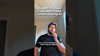 The biggest AI mistake marketers are making #shorts #chatgpt