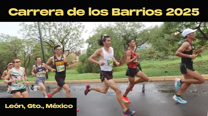 EN VIVO: CARRERA DE LOS BARRIOS 2025. LEÓN, GTO., MÉXICO