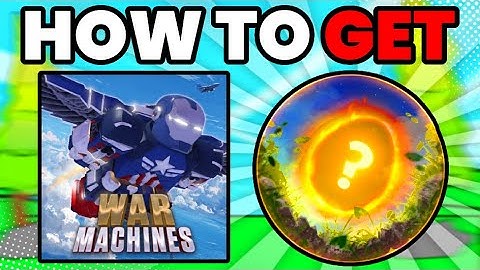 How To Get WAR MACHINES EGG in The Hatch Event!