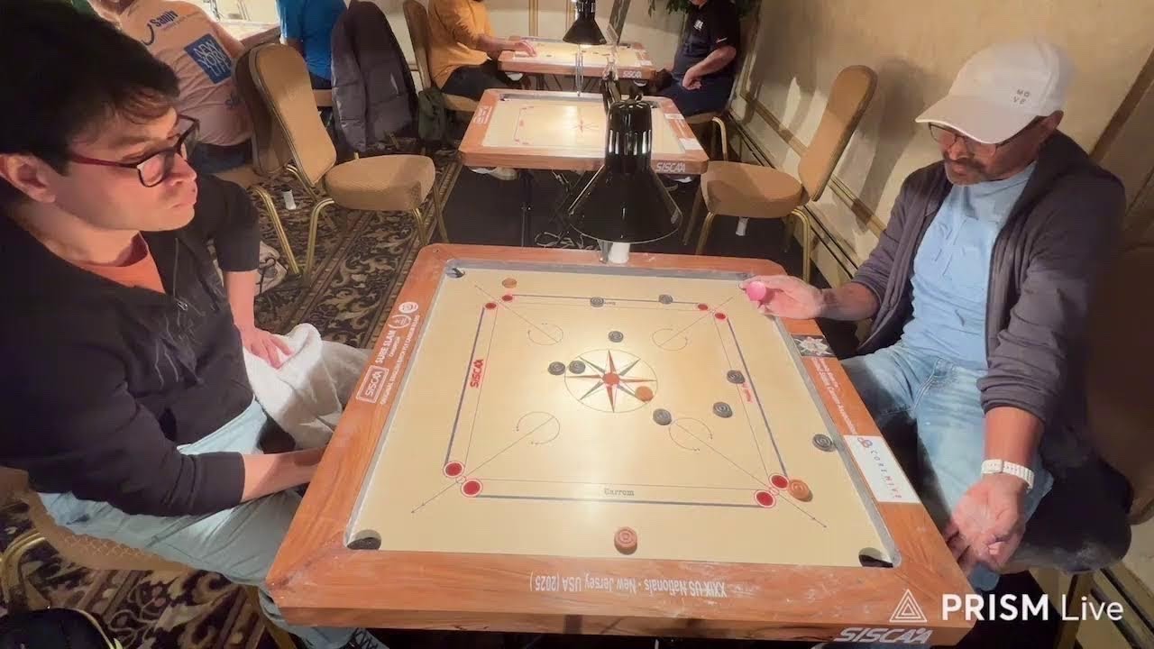 Murali/Sam vs Parag/Rajeev - Round Quarter Final  Champions Division NEUSCA Winter Carrom Event 2026
