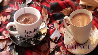 French Hot Chocolate Vs Italian Hot Chocolate | A&A Homemade