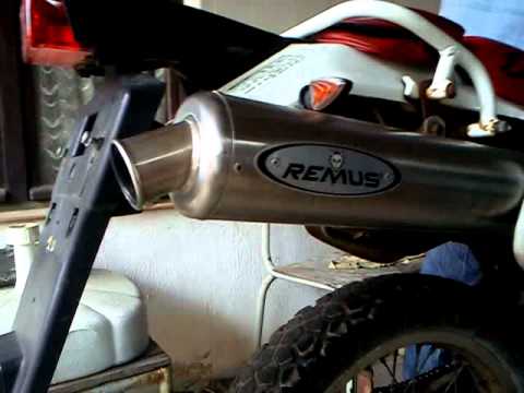 Honda Xlr125r Mit Remus Sportauspuff Youtube