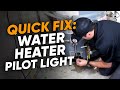 My Pilot Light Will Not Stay Lit (5 minute fix)