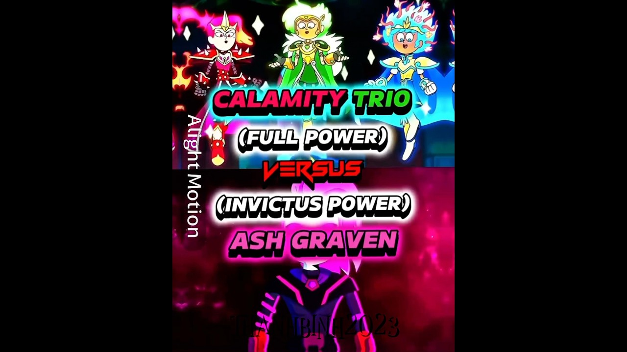 Calamity Trio vs Ash graven (amphibia vs final space)​⁠