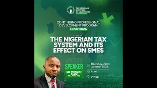 Full THE NIGERIAN TAX SYSTEM AND ITS EFFECT ON SMES News