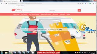 Online Courier Tracing System in Java