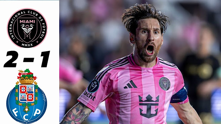 Messi Goal 🥰 Inter miami Vs Porto  2 - 1 All Goals & Highlights Club WORLD Cup 2025