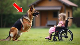 The Father Adopted a Disabled German Shepherd for His Paralyzed Daughter —  A Miracle Happened Next!