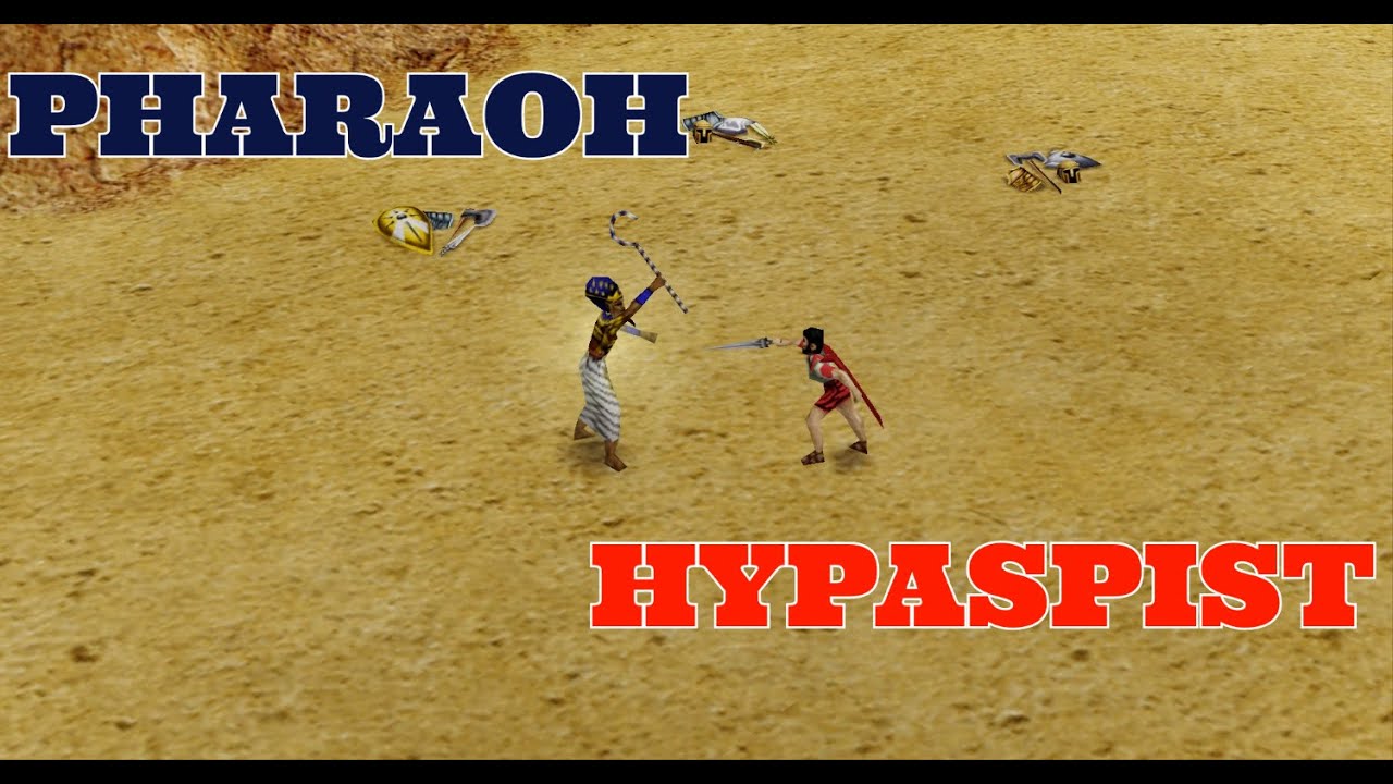 Age of mythology Pharaoh vs Hypaspist