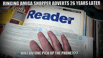 Ringing Amiga Shopper Classified Adverts 26 Years Later...Will Anyone Answer...Watch Until End