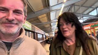 Schilderij, Herfst En Markt M M In Hongarije