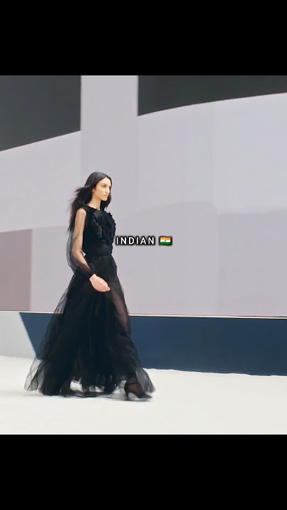 Indian Supermodel⚡ #fashion #runway #supermodel