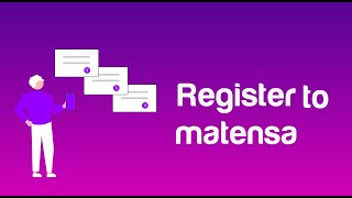 How to Register to Matensa screenshot 1