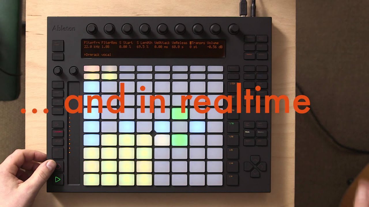 ableton push 2 test Playpad Circus Ableton Push 1 Performance