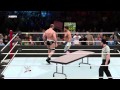 WWE 2K15 (Xbox One) - Tyson Kidd gets Powerbombed and has a crazy sell