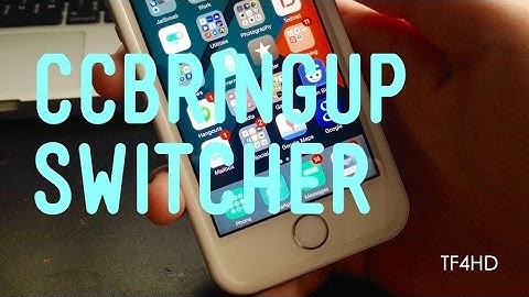 New Jailbreak Tweak: CCBringUpSwitcher