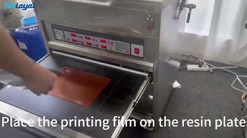 Flexo Plate Making Machine Operation Video 1-Used with Flexo Printing Machine-Raloyal