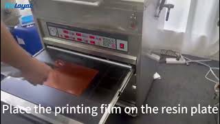 Flexo Plate Making Machine Operation Video 1-Used with Flexo Printing Machine-Raloyal
