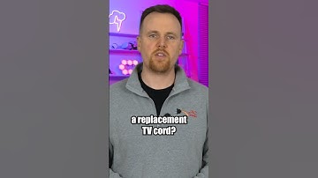 Replace TV AC Power Cord with Figure 8 / Double Barrel Power Cord #tvcord #tv