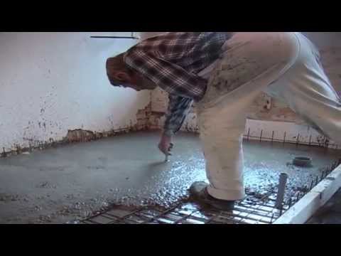 Badeværelse 2 støbning af gulv youtube Afløb badeværelse 1 sal