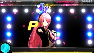 Project Diva F 2Nd Dlc Gameplay Just Be Friends 8 Perfect