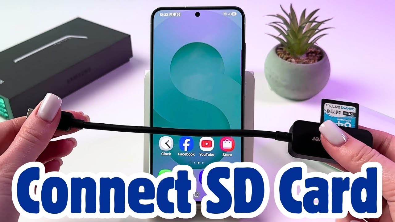 How to Connect an SD Card to Samsung Galaxy S25 Using a USB-C Adapter