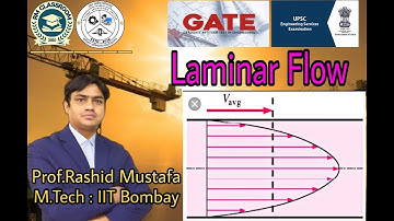 Lecture-5 | Laminar Flow | Introduction to Fluid Mechanics | Prof. Rashid Mustafa