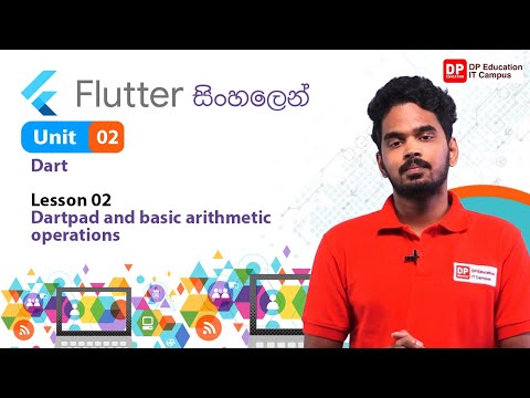 Unit 02 | Lesson 02 | Dartpad and basic arithmetic operations | Flutter