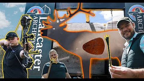 110-YARD STEEL ELK ARCHERY CHALLENGE (Arrows Exploding)