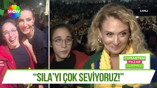 Ceyda Düvenci kızı Melisa'yı Sıla Gençoğlu'nun konserine götürdü!