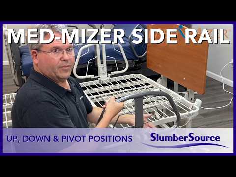 Med-Mizer Side Rail System &mdash; Up, Down & Pivot Positions