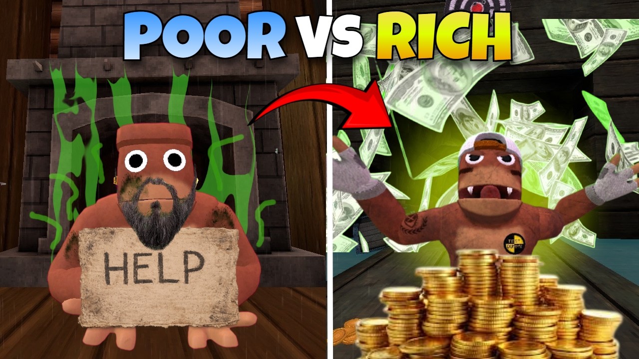 Poor VS Rich LOADOUT In Animal Rivals!?