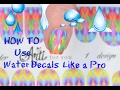 HOW TO | Water Slide Nail Art Decals | Nails for Newbies