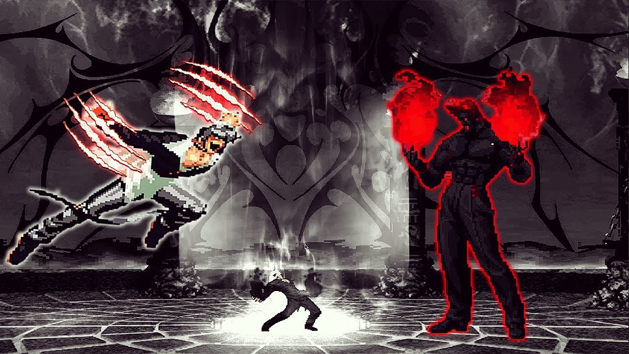 [KOF Mugen] Boss Orochi Iori Vs Valmer Rugal - YouTube