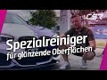 Reinigung von glänzenden Oberflächen mit dem Spezialreiniger von CSR-Automotive