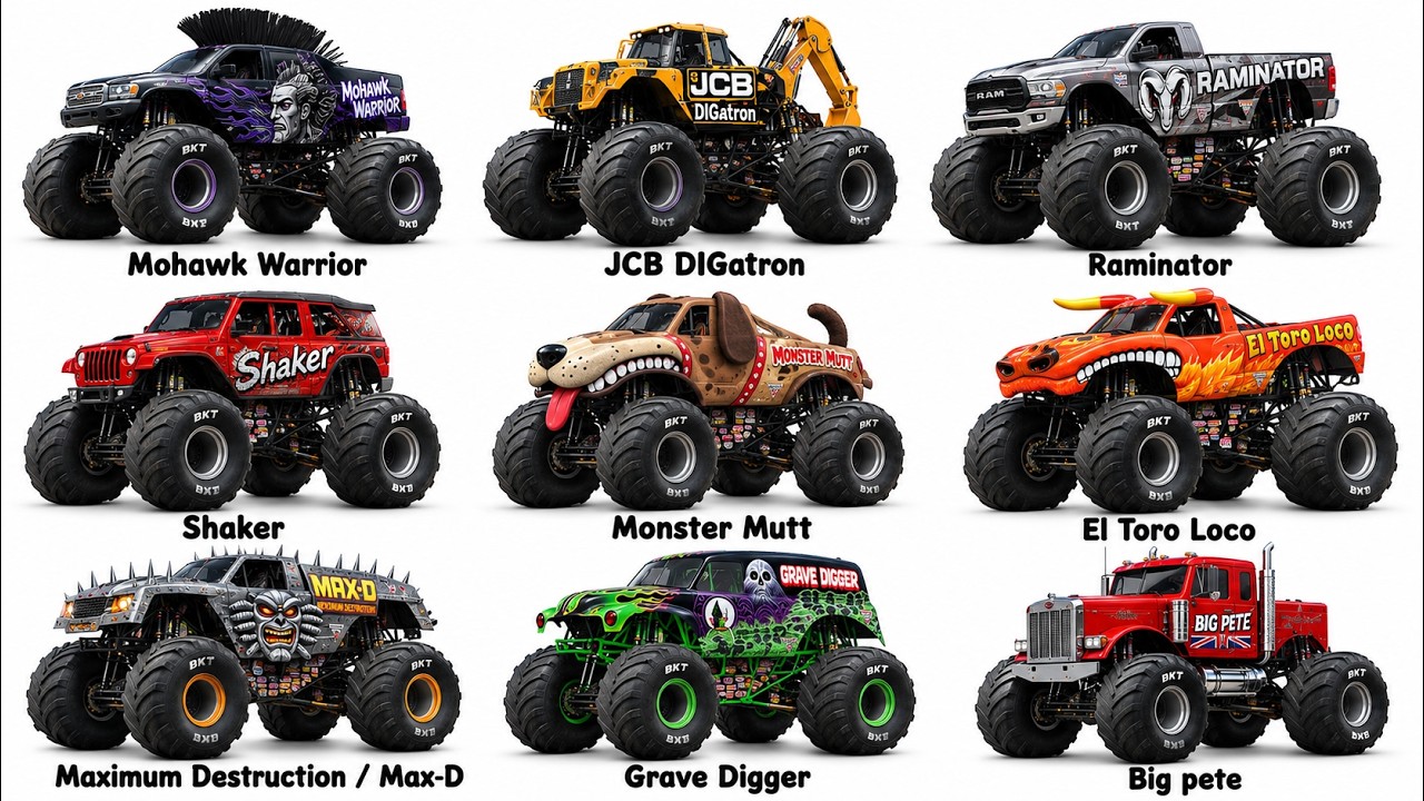 The Most Epic Monster Trucks Ever Built Explained - YouTube