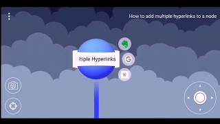 How to add multiple hyperlinks to a node in Mind Map AR