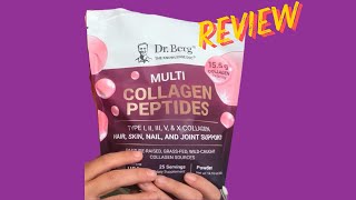 Dr Berg's Multi Collagen Peptides Review! #collagenpeptides
