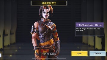 CODM Wicked Trickster Draw Completed With Death Angel Alice-The Fool & Legendary M4-Court Jester!