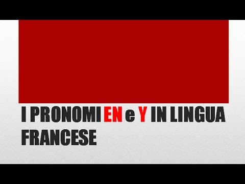 Video: Come si chiama Y in francese?