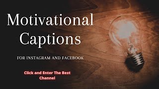 Captions about Motivation #captionsfrominstagrampost #captionsforinstagram #captionsafdar #caption