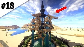 18 マインクラフト 砂漠の街にファンタジーな噴水を建築してみた 砂漠から始まるマインクラフト マイクラサバイバル実況プレイ Youtube