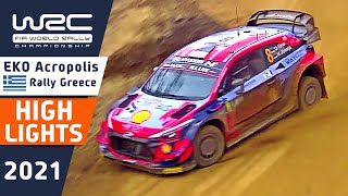 WRC Rally HIghlights : Final Day Morning Stages : EKO Acropolis Rally Greece 2021