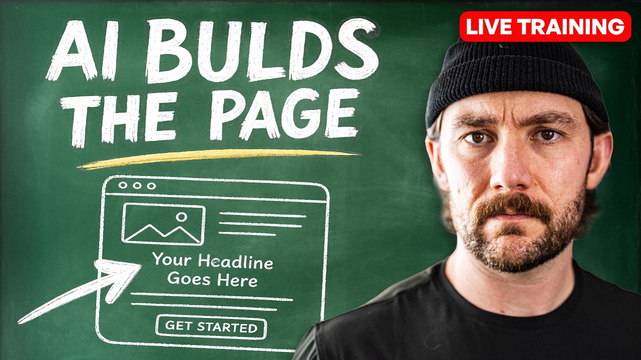 How To Build Landing Pages With AI (Full Training)! - YouTube